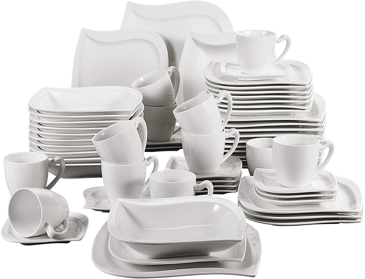 Malacasa Elvira Series Set of Crockery for 6 People