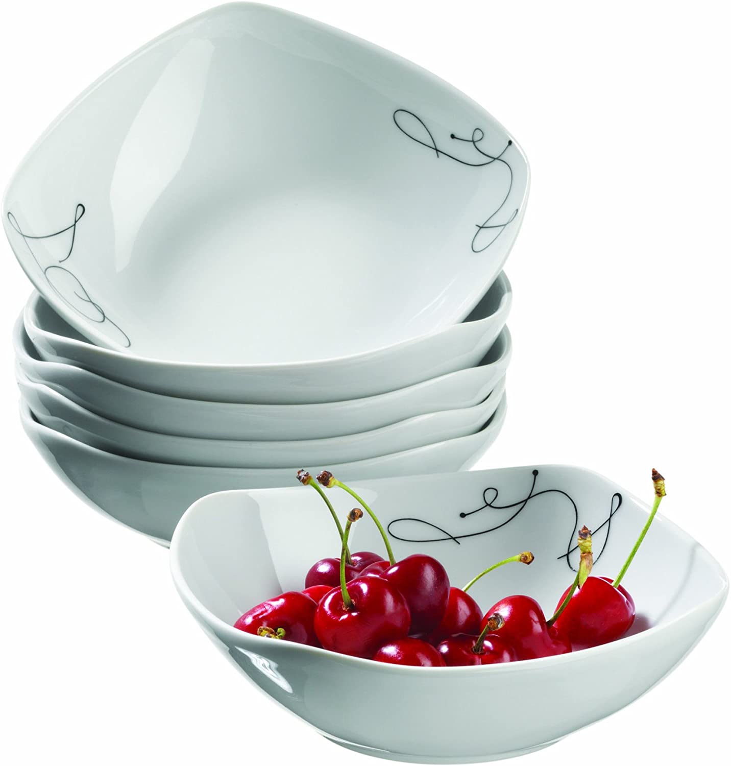 Maser Domestic Chanson 15 cm 6-Piece Bowl Set