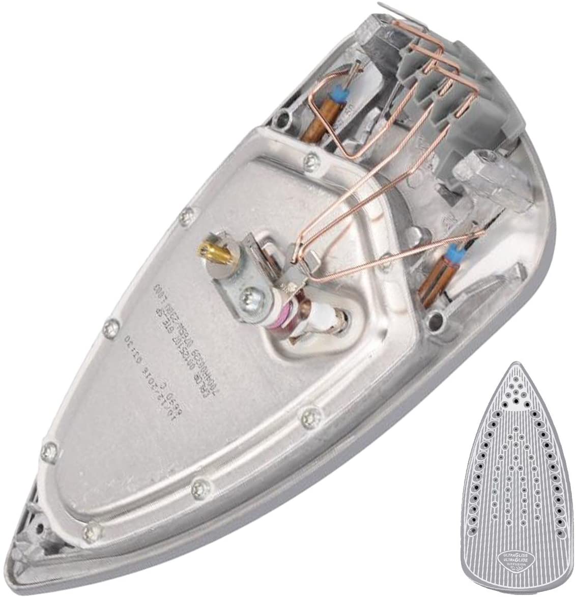 CS-00113818 Ironing Sole Compatible with Tefal GV5140, GV5240, GV7080, GV7120, GV7150, GV7250