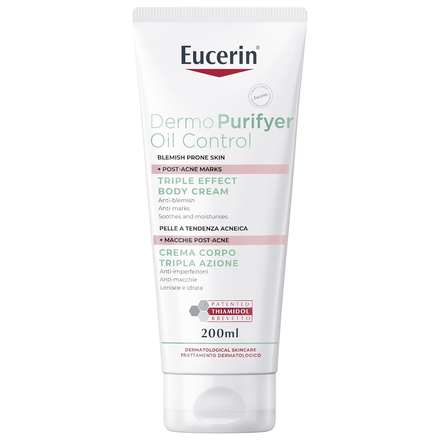 Eucerin Dermopurifyer Triple Action Body Cream 200 ml