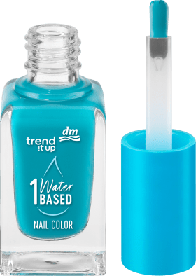trend !t up Nail Polish Waterbased Nail Color turquoise 630, 8 ml