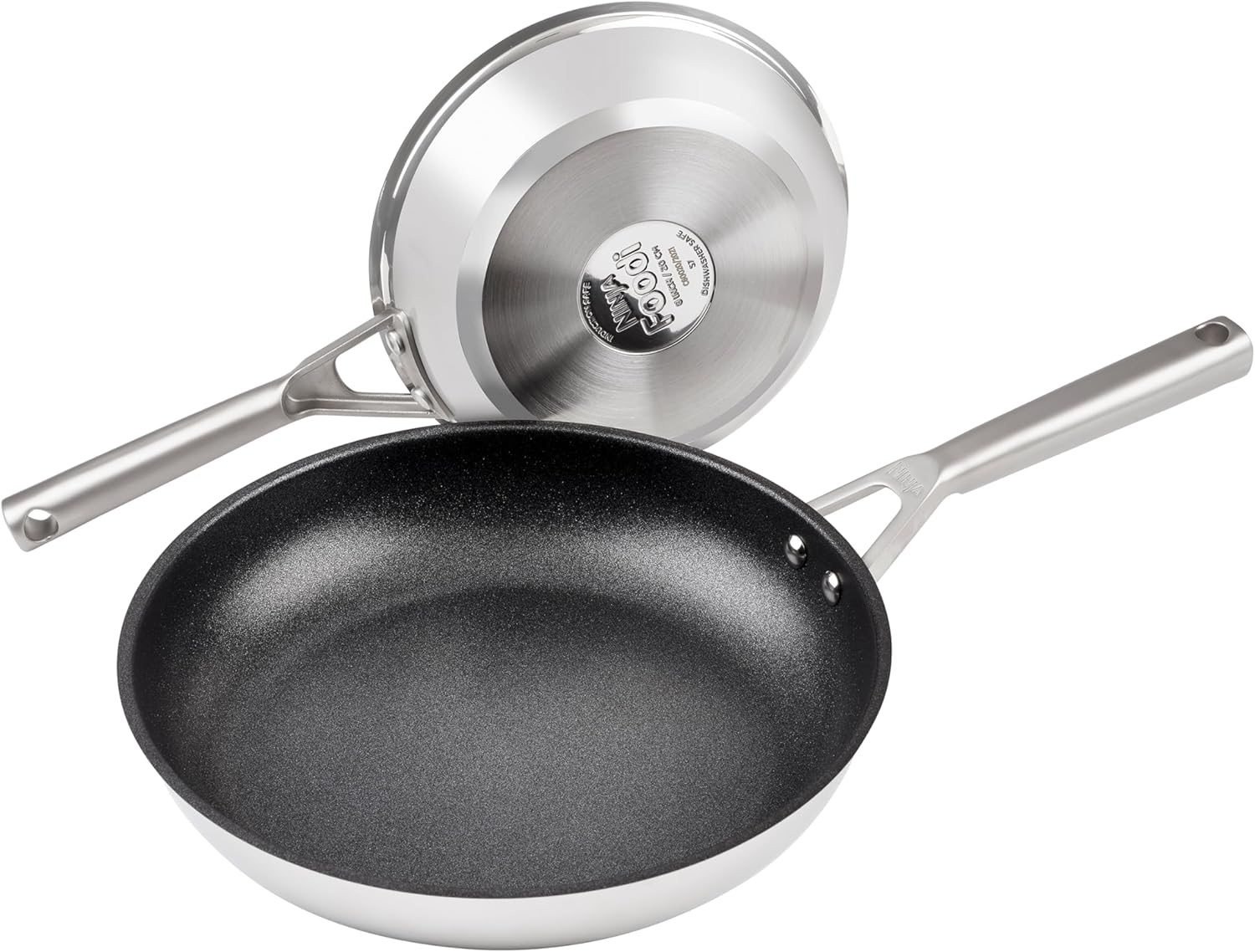Ninja Foodi Zerostick C62000EU 2-Piece Frying Pan Set, 20 cm / 28 cm, Durable, Non-Stick Coating, Suitable for Induction Cookers, Oven and Dishwasher Safe