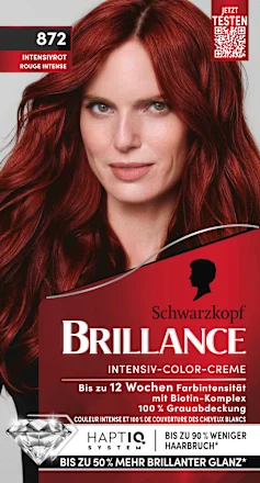 Schwarzkopf Brillance Hair color 872 Intense Red, 1 pc. 100 ml
