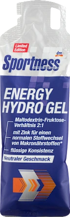 Sportness Energy Hydro Gel, Neutral Flavor, 67.5 ml