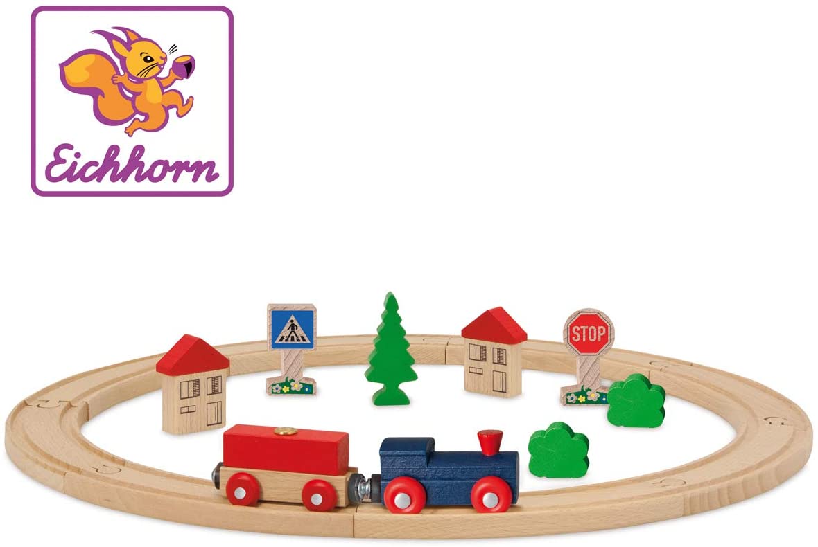 Eichhorn 100001260 Eichhorn Bahn – Circle Rail Train, 20 Sheets, Fsc Certif
