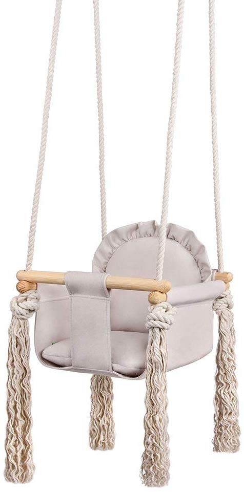 Lulando Swing Children\'s Swing Swing for Youngs, Child-Friendly, for Boys and Girls, Can be Mounted in Any Location, Height-Adjustable, Nursery Decoration