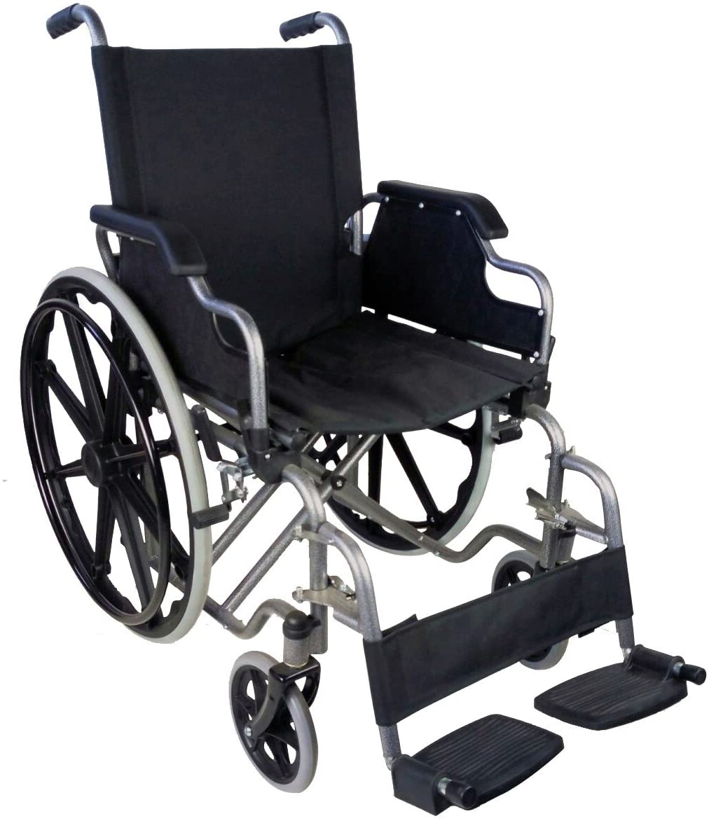 Mobiclinic Steel Folding Wheelchair With Its Own Drive | Model Giralda | Comfortable S