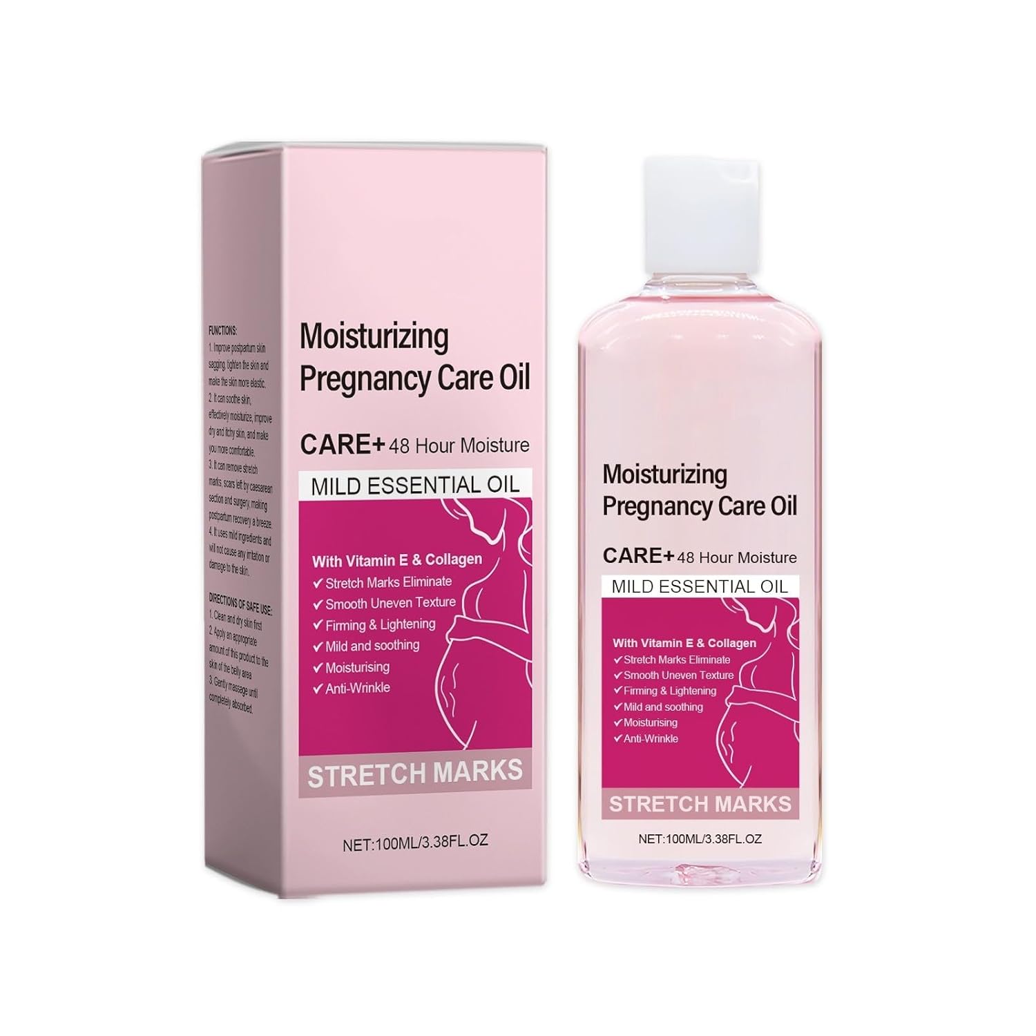 Generic Revitalise your skin after birth with moisturising nourishing oil. Improve elasticity and reduce fine lines with our specialty product (100 ml). (4.2x3.2x11)