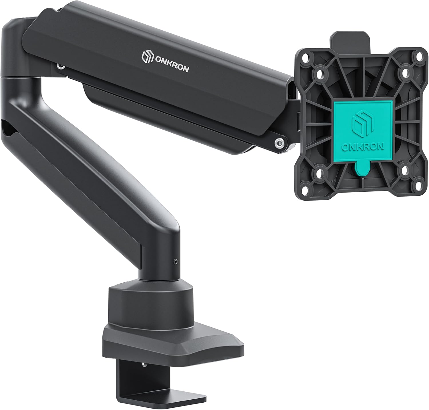 ONKRON Store ONKRON Monitor Mount for 13-32 Inch Screens up to 10 kg, Gas Lift Screen Mount Rotatable, Monitor Mount VESA 75 x 75-100 x 100, Monitor Arm Stand Swivelling, Tiltable Black G80-B