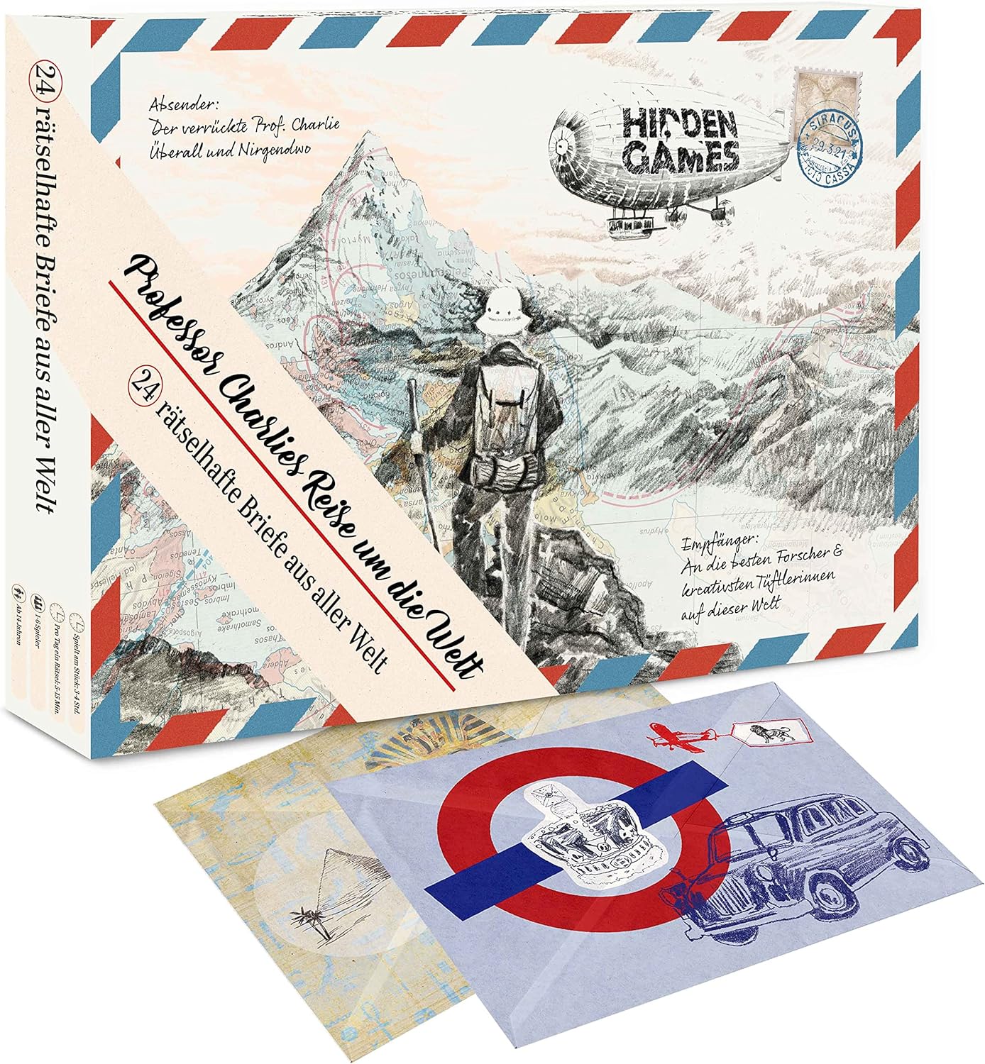 Hidden Games Advent Calendar - Professor Charlie’s Journey around the World
