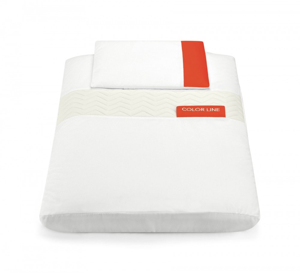 CAM Il mondo del bambino Cullami Cam Wear for Cot in White – Red