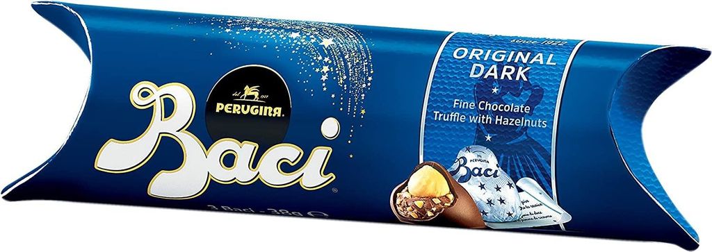 6x Baci® Perugina® Dark Chocolate & Hazelnut Filling Tube 37.5 g