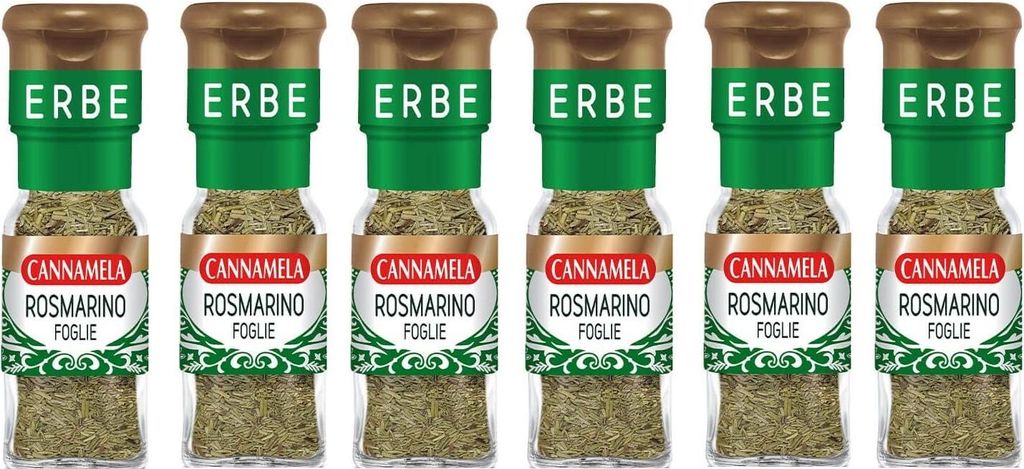Bonomelli 6x Cannamela Dried Rosemary Leaves 14g Spices and Herbs 84g