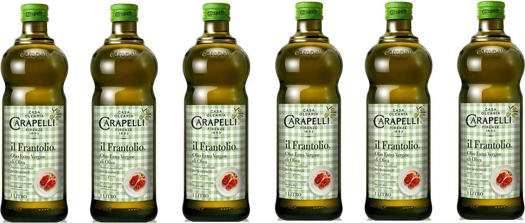 6x Carapelli Il Frantolio Extra Virgin Olive Oil 1L olio nativ vergine di oliva 1000 ml