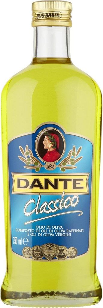 6x Dante Classico Olio di oliva Italian olive oil cooking oil 1lt 6000 ml