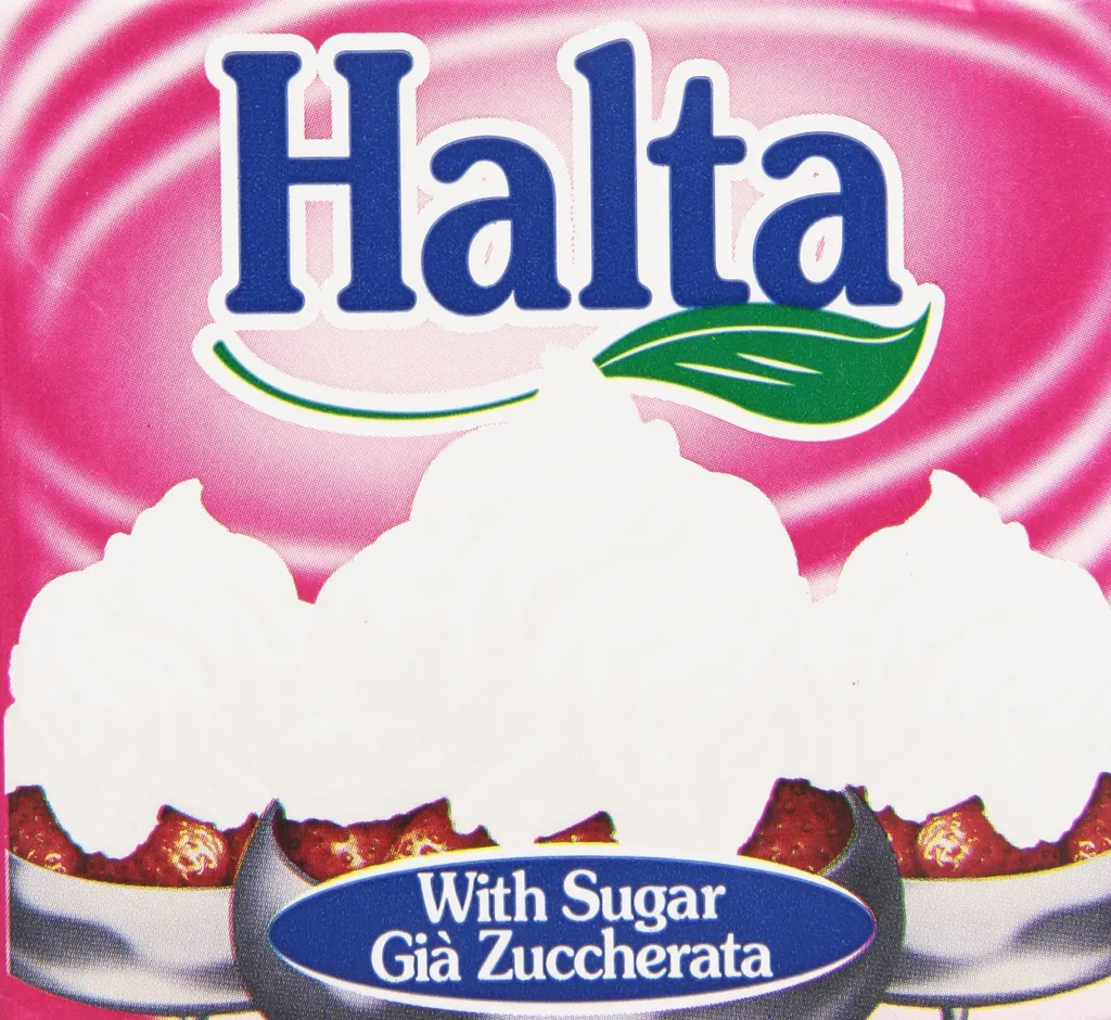 Panna Halta 6x Halta Preparato per dolci da montare gia zuccherata UHT base for sweets already sweetened 500ml pastry product 3000 ml