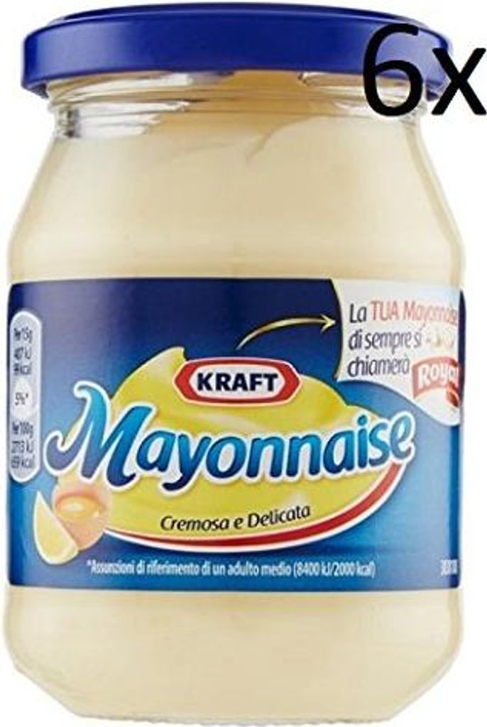 Pro Kraft 6x Kraft Classic Mayonnaise, Fries Sauce, Sauce, glass jar, 175g