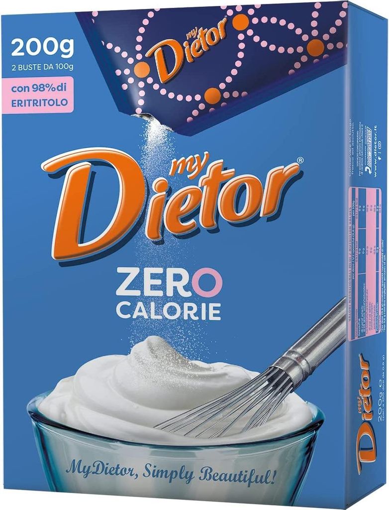 6x My Dietor Sweetener 200g Italian 0 kcal 1200g