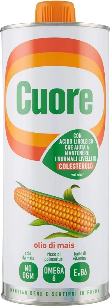 6x Olio cuore olio mais from Italy Corn seed oil Corn caim oil Corn oil Corn oil 1Lt 6000 ml