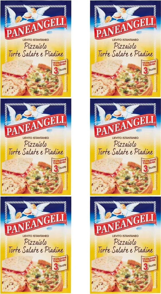 Cameo 6x Paneangeli Lievito Pizzaiolo Torte Salate e Piadine instant yeast mix (3 x 15g) 100% Italian yeast 270g