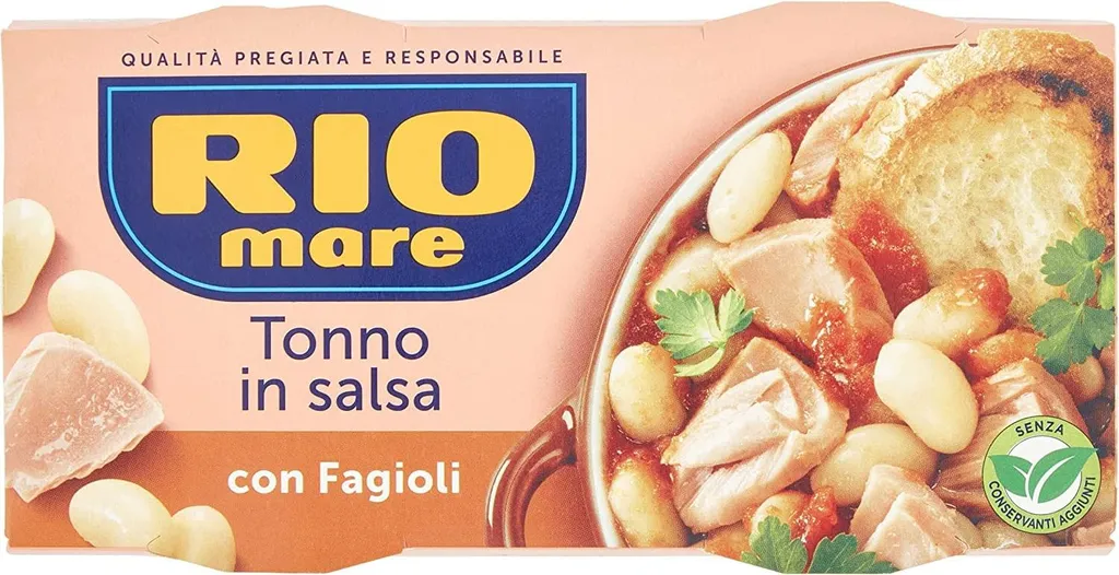 6x Rio Mare tonno e fagioli ready meals tuna beans 2x160g instant food 1920g