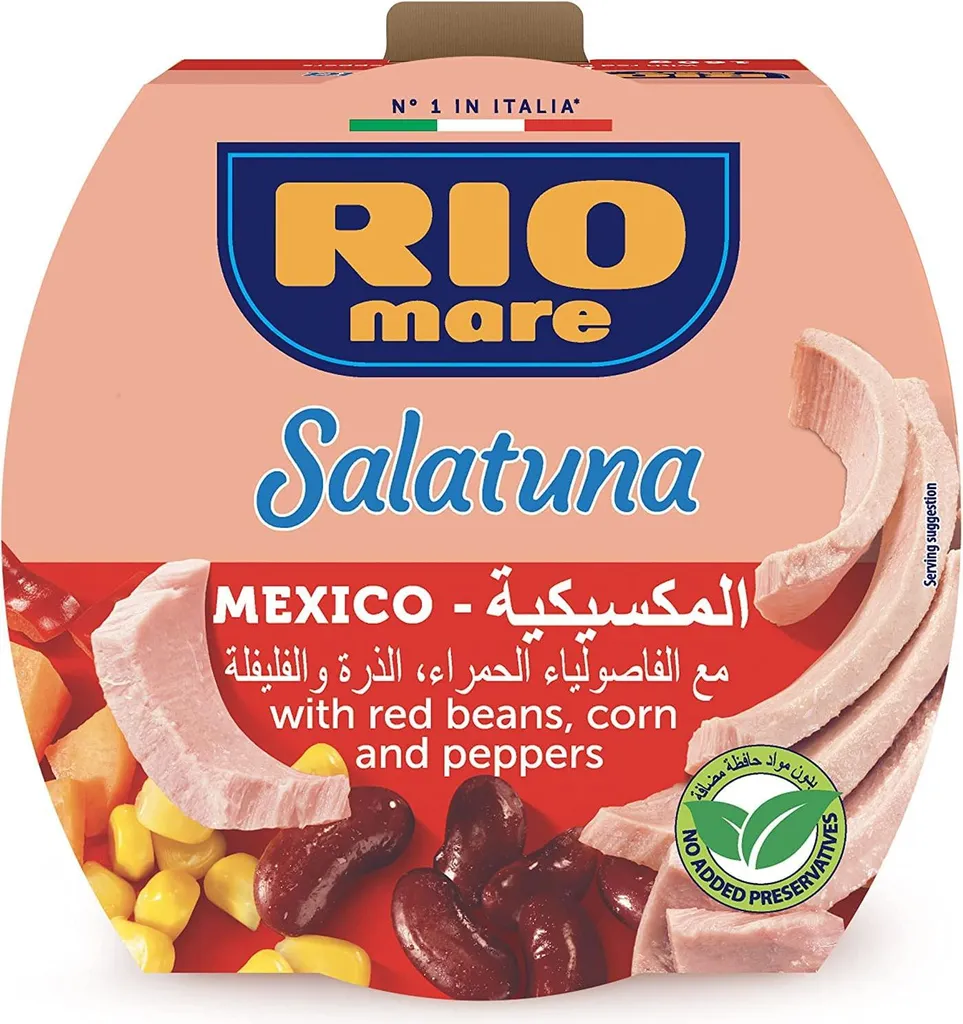 6x Rio Mare Tonno Insalatissime Messicana (Tuna, red beans, corn & peppers) 1360g