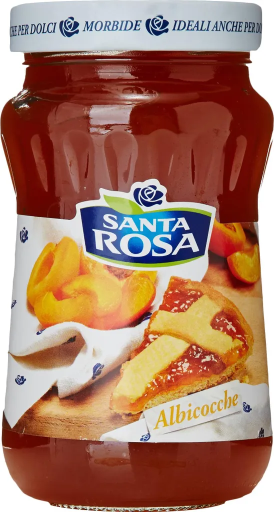 6x Santa Rosa Apricot Jam, Preserve, Fruit Spread from Italy, 600g