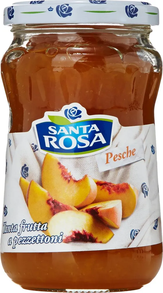 6x Santa Rosa Peach Jam Italian Fruit Spread 600g