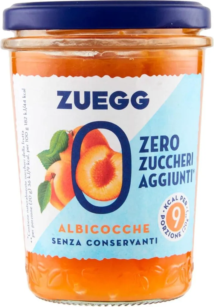 6x Zuegg zero zuccheri apricot marmalade jam sugar-free, 220g + Italian Gourmet Polpa 400g