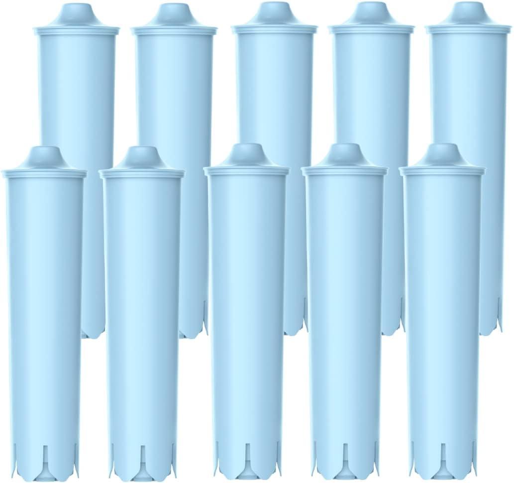 Waterdrop Replacement Water Filter for Jura® Blue, Jura® 71312 Blue, Compatible with GIGA®, ENA® Micro, IMPRESSA® Series, TÜV SÜD Certified (Pack of 10)