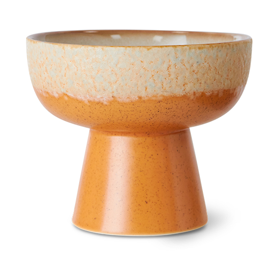 HKliving 70s tapas bowl on foot S Ø11x9.5 cm