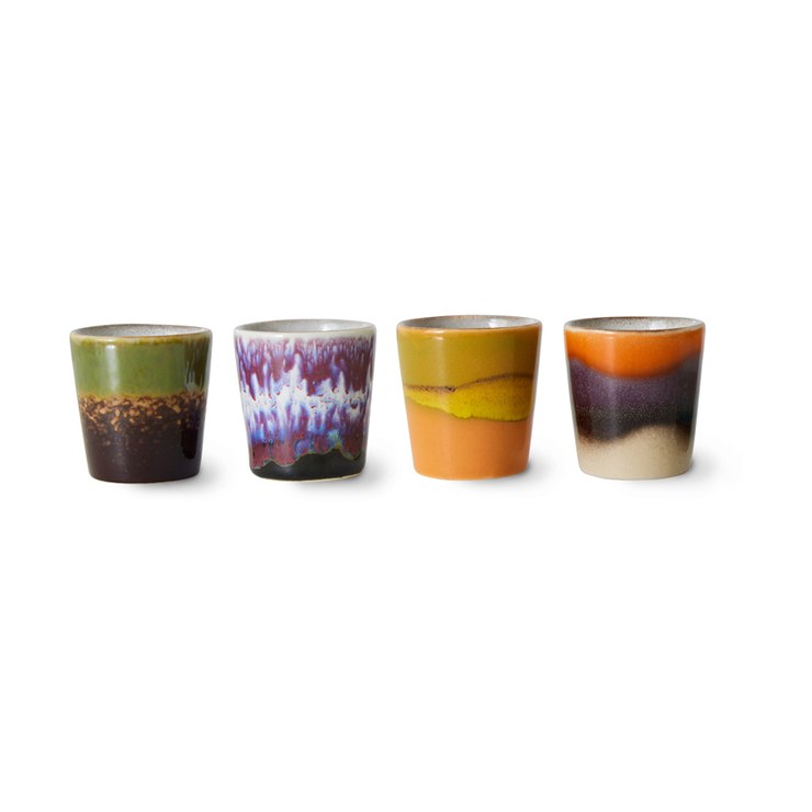 HKliving 70s egg cups pack of 4