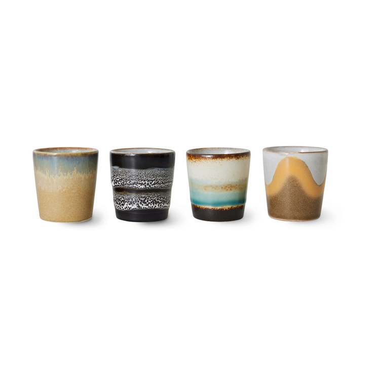 HKliving 70s egg cups pack of 4