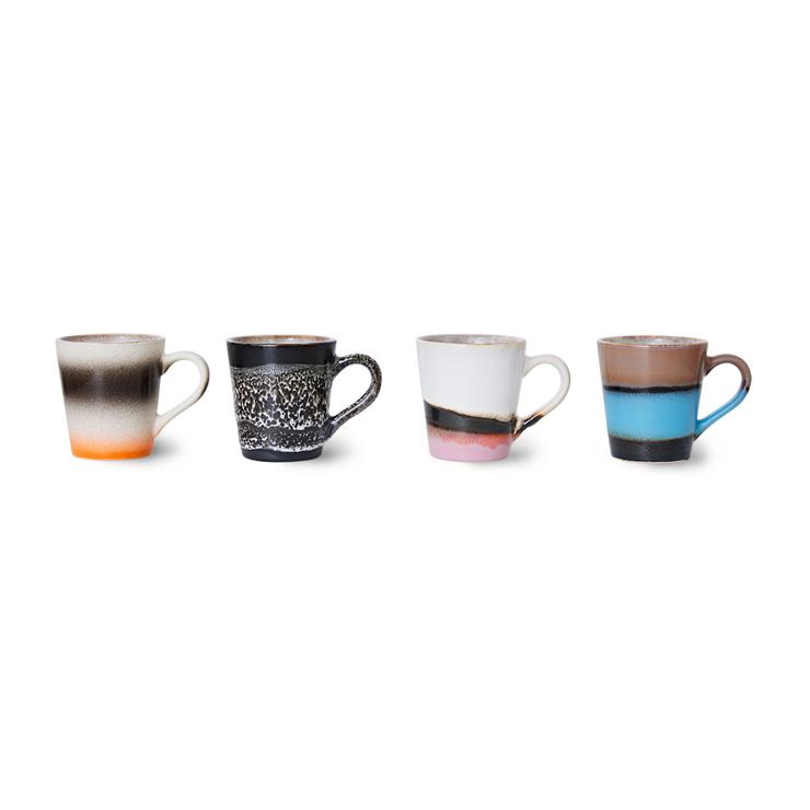 hk-living 70s espresso cup of 4 packs