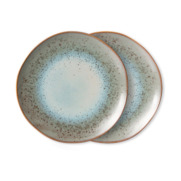 HKliving 70s dinner plates Ø26 cm pack of 2