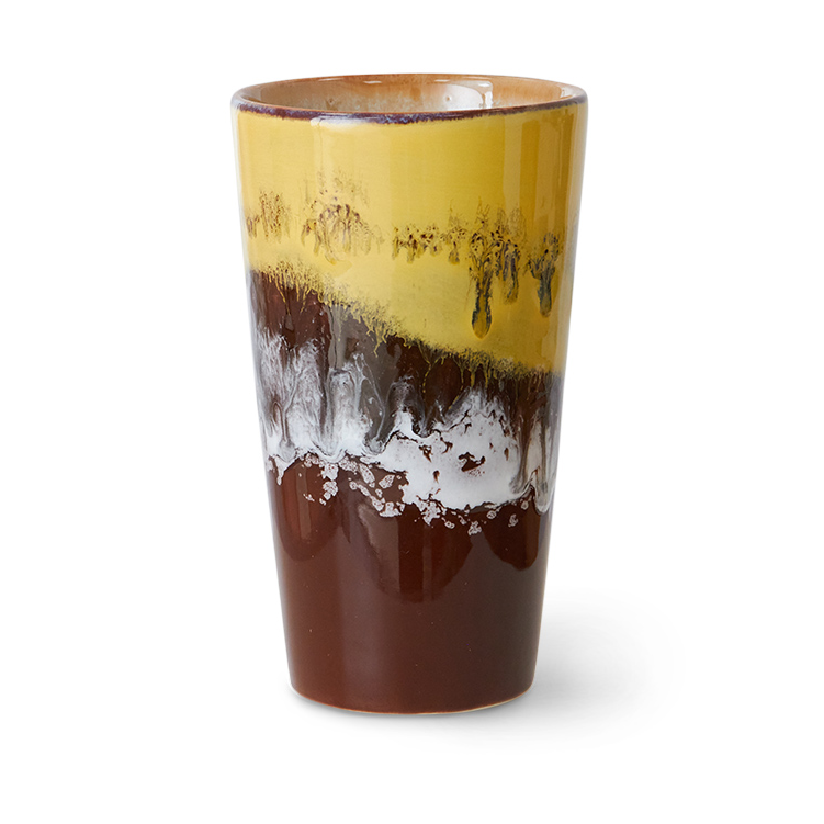 HKliving 70's Latte Mug, Creek