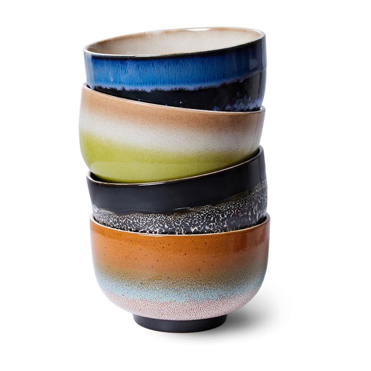 hk-living 70s bowl Ø13.5cm 4er pack