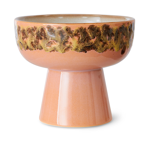 70s tapas bowl on foot L Ø12.5x11 cm