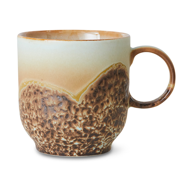 HKliving 70s Mug 25 cl, Shell