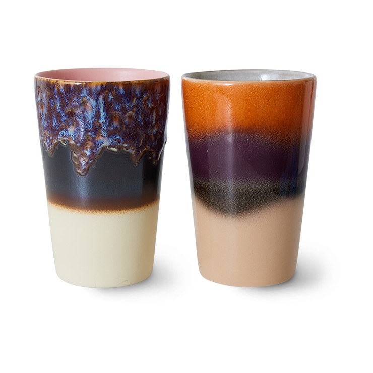 HKliving 70s tea mug 2 parts