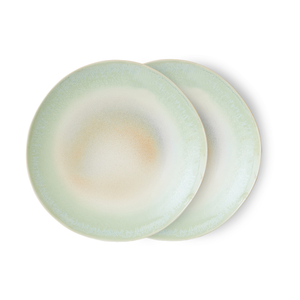 HKliving 70s Plate Ø27.5cm 2-pack
