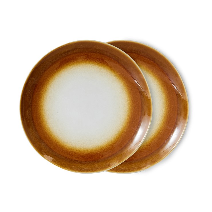 HKliving 70s plates Ø29cm pack of 2.