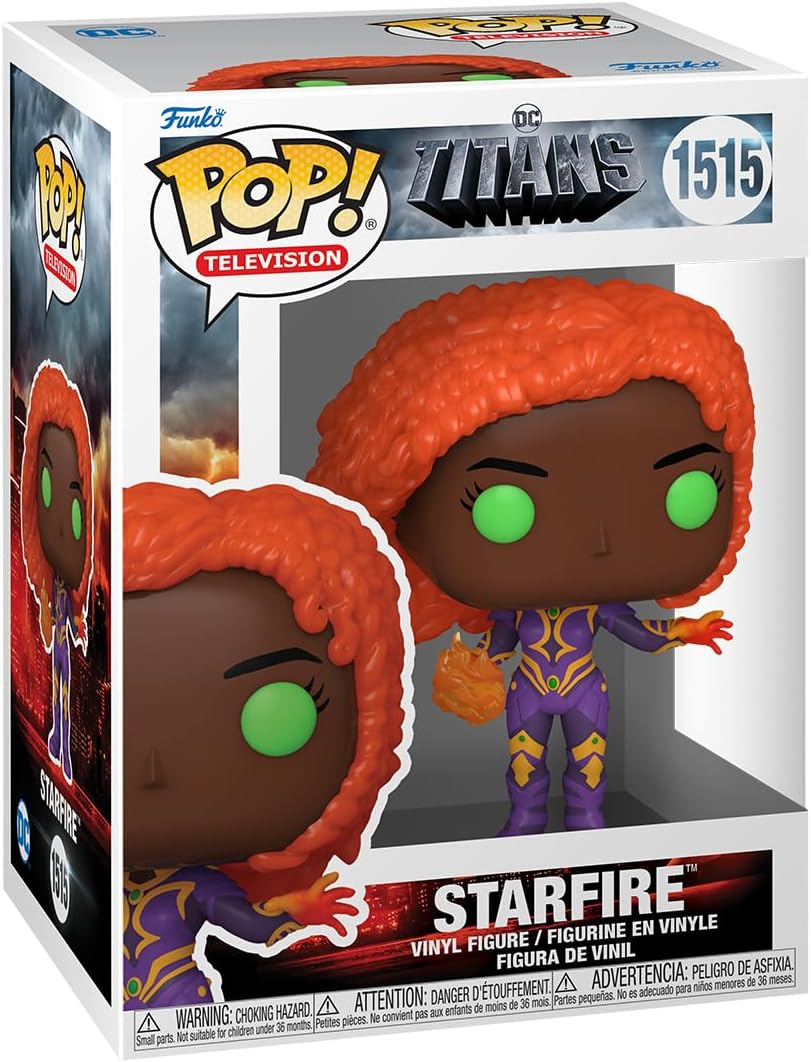 Funko POP! TV: Titans - Starfire - DC Titans - Vinyl Collectible Figure - Gift Idea - Official Merchandise - Toy for Children and Adults - TV Fans - Model Figure for Collectors and Display