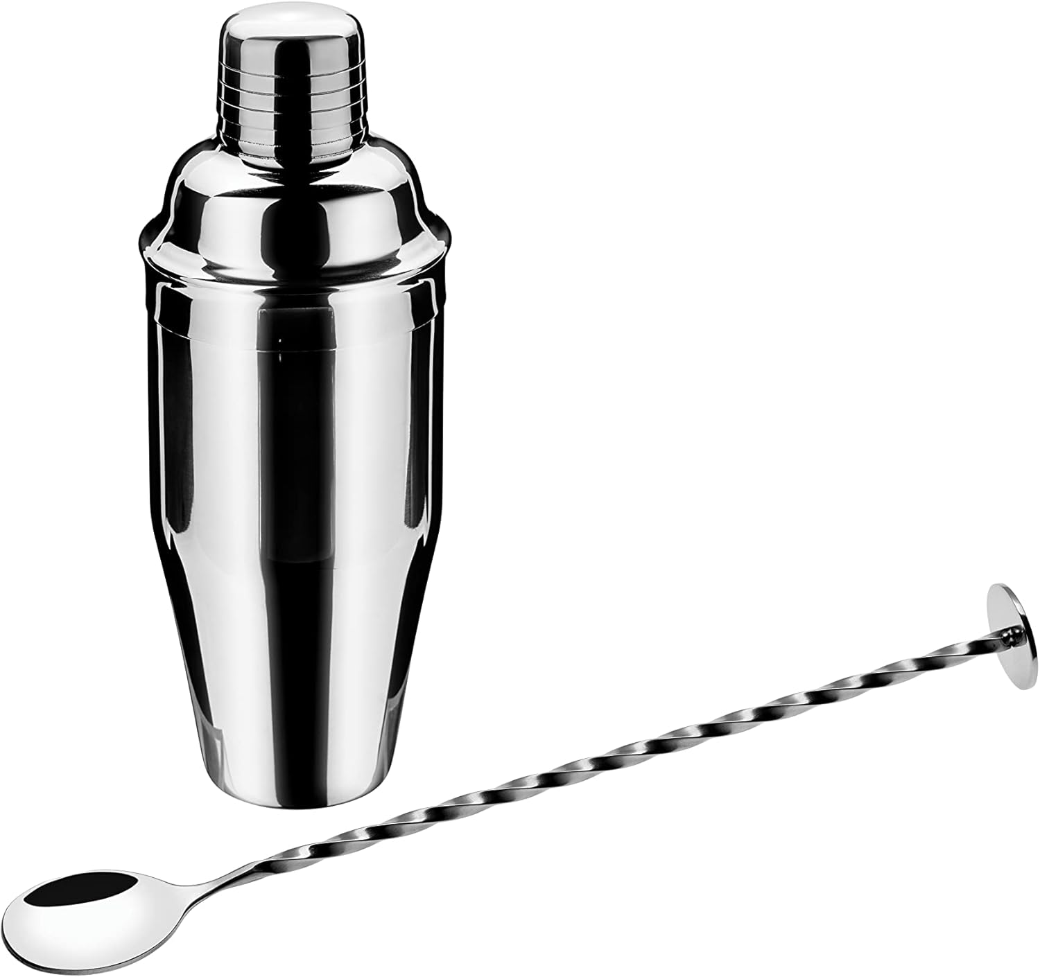 Schott Zwiesel Mix with Friends Cocktail Shaker and Spoon Set Perfect Cocktail Glasses for Parties and Events