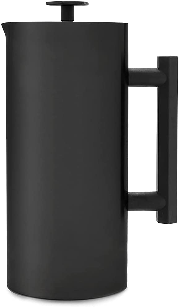 Espro P6 French Press, Kaffee Stempelkanne, Coffee-Maker, Kaffeezubereiter, schwarz matt, Rostfreier Stahl