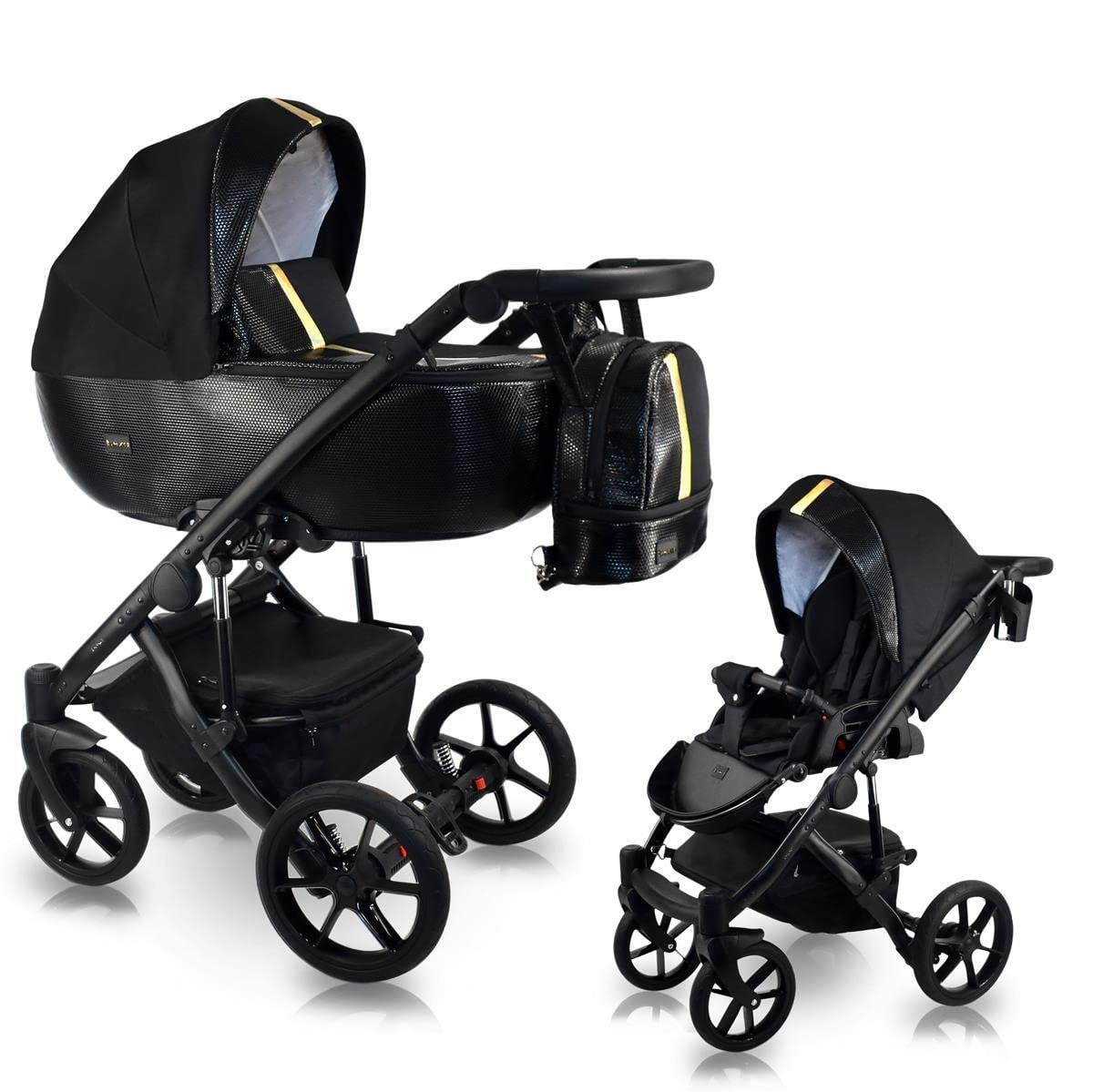 SaintBaby Golden Stripe AI20 4-in-1 Car Seat and Isofix Selection of 8 Colours