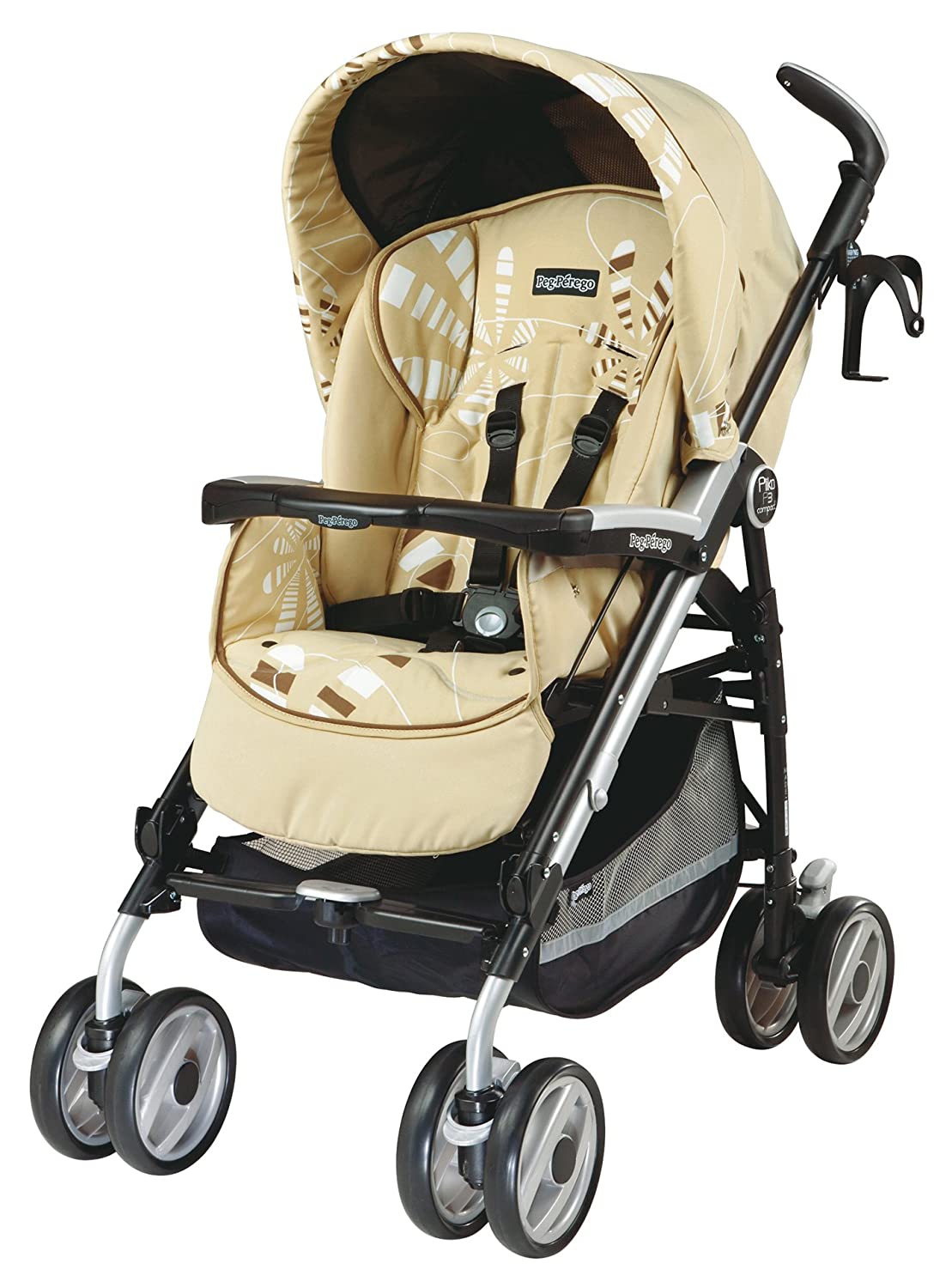Peg Perego S1P3 M4FA46 Pliko P3 Compact Classico Pushchair Fantasy Black