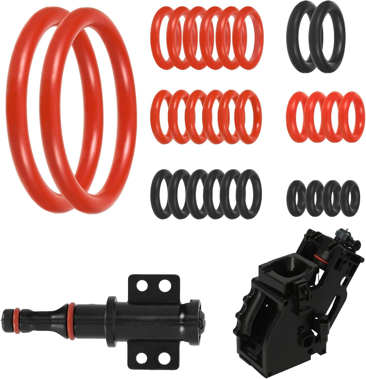 WUISOLQP Seal O-rings for Philips Saeco, pack of 30 sealing rings, brewing group for support valve, steam valve, outlet valve, fully automatic coffee machine, spare parts