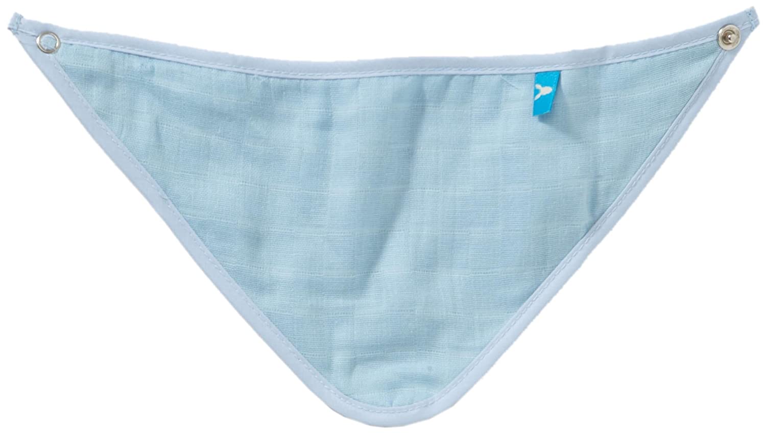 Wallaboo Baby Bib Lightweight Cotton Scarf Blue