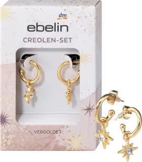 ebelin Croolen star pendants real jewelry golden winter glow, 2 hours